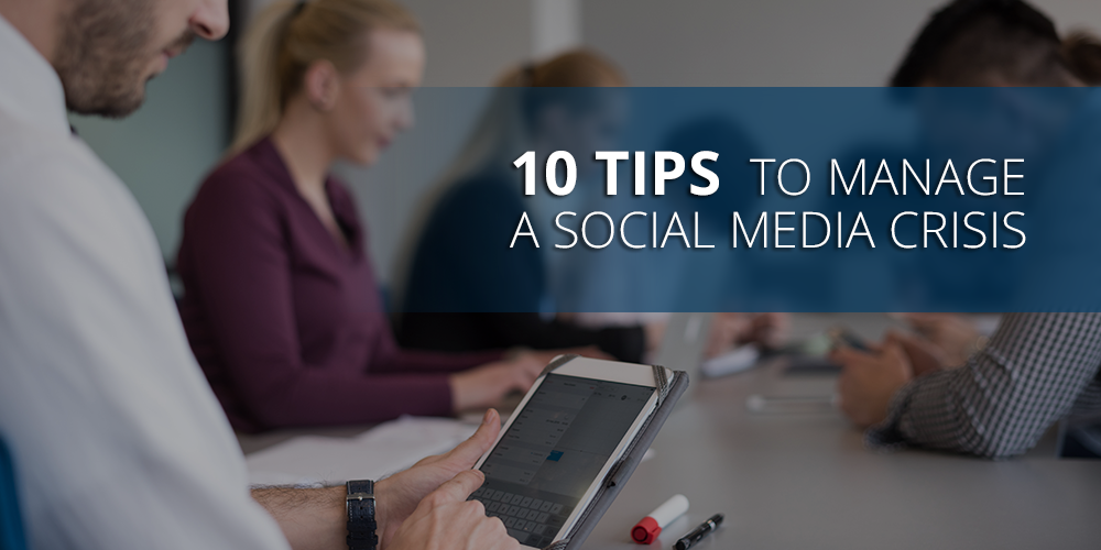 tips to manage social media crisis blog banner